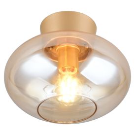 Laevalgusti Trio Lighting Sidera merevaik/kuldne Ø 26 cm 