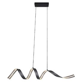 LED-rippvalgusti Trio Lighting Tivor must 