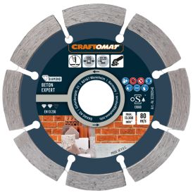 Teemantlõikeketas Craftomat Beton Expert 115 x 22,23 mm