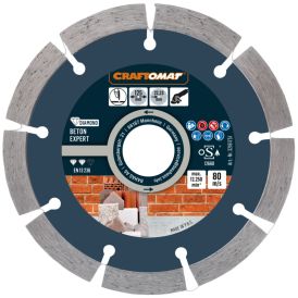 Teemantlõikeketas Craftomat Beton Expert 125 x 22,23 mm