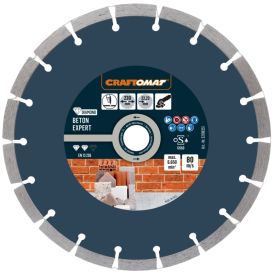 Teemantlõikeketas Craftomat Beton Expert 230 x 22,23 mm