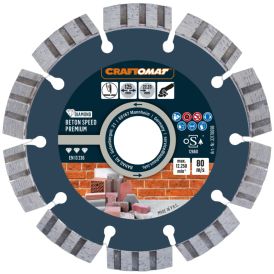 Teemantlõikeketas Craftomat Beton Speed Premium 125 x 22,23 mm