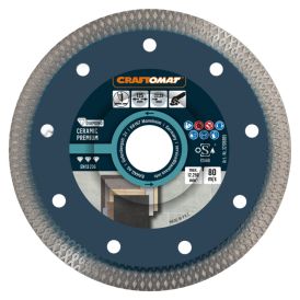 Teemantlõikeketas Craftomat Ceramic Premium 125 x 22,23 mm