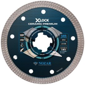 Teemantlõikeketas Nozar X-Lock Ceramic Premium 125 x 1,4 mm
