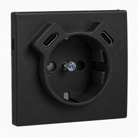Pistikupesa Efapel Apolo USB C+C must