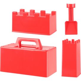 Lumelinna vormid + labidas Atom 4-osaline 12,5 x 25 x 16 cm