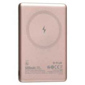 Akupank D-Fruit DF176  5000 mAh roosa