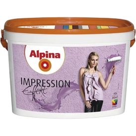 Struktuurvärv Alpina Effekt Impression Base 10 l valge