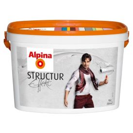 Struktuurvärv Alpina Effekt Structur Base 10 l valge