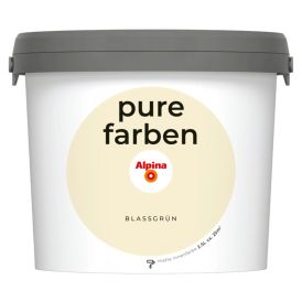 Seinavärv Alpina Pure Farben Blassgrün 2,5 l 