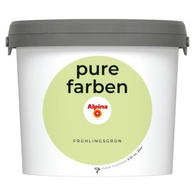 Seinavärv Alpina Pure Farben Frühlingsgrün 2,5 l 