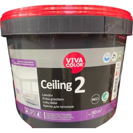 Laevärv Vivacolor Ceiling 2 A valge 9 l