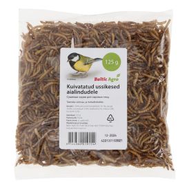 Kuivatatud ussikesed aialindudele 125 g