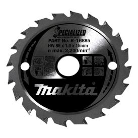 Saeketas Makita 85 x 15 mm 20T Puit HS300D
