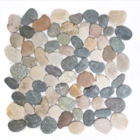 Looduskivimosaiik Pebble Flat 30 x 30 cm