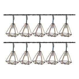 Päikesepatareiga LED-valgussari Luxform Sousse 10-osaline