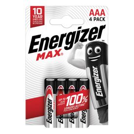  Patareid Energizer Max AAA LR03 1.5 V – 4 tk pakis