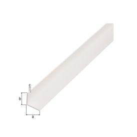 Nurgaprofiil plast valge 30 x 30 x 1000 mm 1000 mm