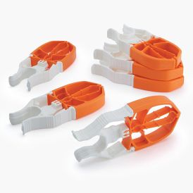 Klamber Fixclip punane/valge 6 tk