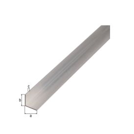 Nurgaprofiil matt alumiinium 15 x 15 x 2000 mm