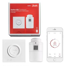 Stardipakett Danfoss Ally™ Gataway & radiaatoritermostaat