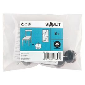 Plastikkaitse naelaga Stabilit pruun 25 mm 8 tk