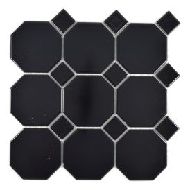 Mosaiik Octa must 30 x 30 cm