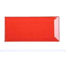 Seinaplaat Demireks Metro 10 x 20 cm punane