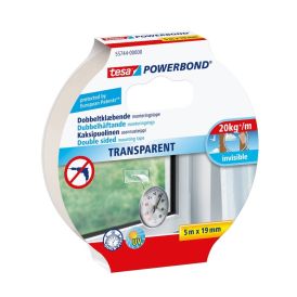 Kahepoolne teip tesa® läbipaistev 5 m x 19 mm