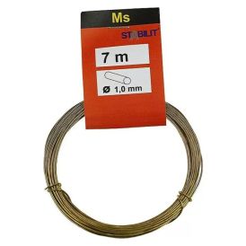 Messingtraat Stabilit hall 1,0 mm 7 m