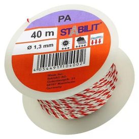 Nailon universaalnöör punane 1,3 mm 40 m