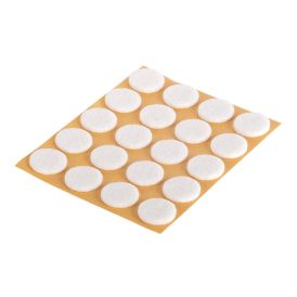 Mööblivilt Fix-o-moll 17 mm valge 20 tk