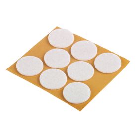 Mööblivilt Fix-o-moll 28 mm valge 8 tk