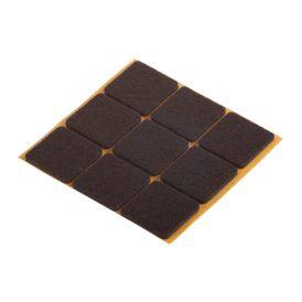 Mööblivilt Fix-o-moll 25 x 25 mm pruun 9 tk