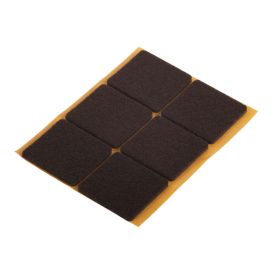 Mööblivilt Fix-o-moll 32 x 32 mm pruun 6 tk