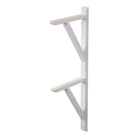 Riiulikandur Lundbergs Twin Carl 250 x 40 x 760 mm valge mänd