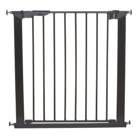 Turvavärav Modig must, metallist 735 - 796 x 730 mm