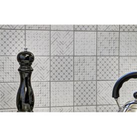 Mosaiik Quadrat Geo hall 30 x 30 cm