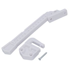 Aknasulgur Suki valge plast 155 mm