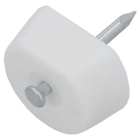 Riiulikandur valge plast
