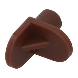 Riiulikandur 6 mm pruun plast