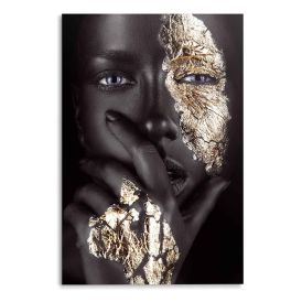 Sisustuspilt Reinders Black Gold Face 78 x 116 cm