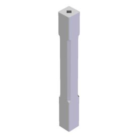 Otsapost faasitud, 135 x 135 x 1250 mm