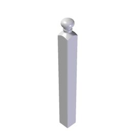 Otsapost nupuga, 135 x 135 x 1290 mm
