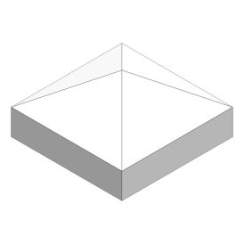 Postimüts Jabo Arnö püramiid krunditud 15,5 x 15,5 cm