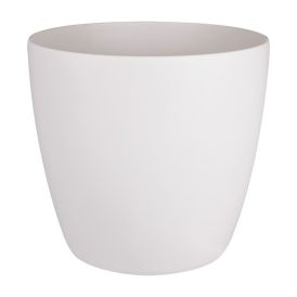 Ümbrispott Brussels ratastega Ø 35 cm, valge