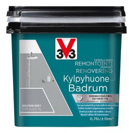 Keraamiliste plaatide värv V33 Kylpyhuone Dolphin Grey