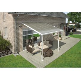 Terrassikatus Solid Elements Martina valge 3,05 x 3 m