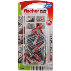 Tüübel kruviga Fischer Duopower 5 x 25 S K