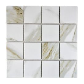 Mosaiik Fliesen Quadrat Calacatta
